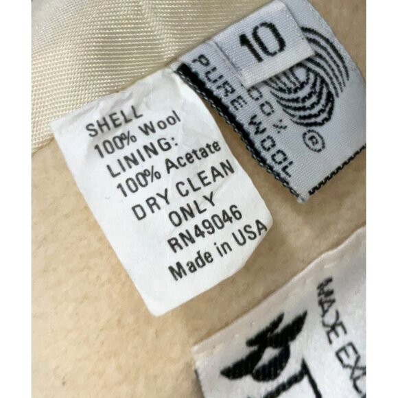 Preston & York 100% Wool Coat. Size 10. - Picture 4 of 6